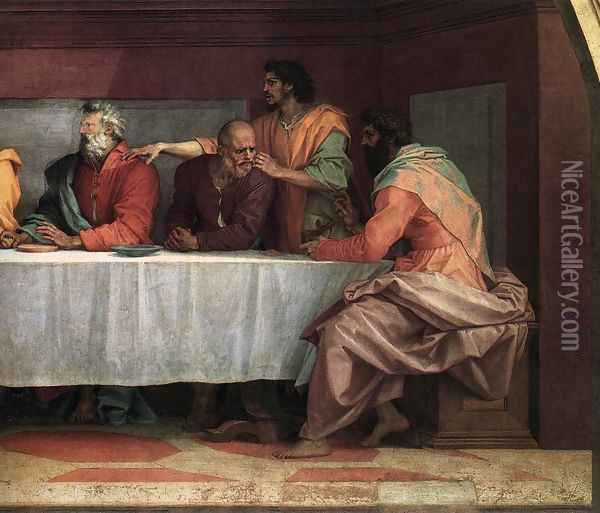The Last Supper (detail) 3 Oil Painting - Andrea Del Sarto
