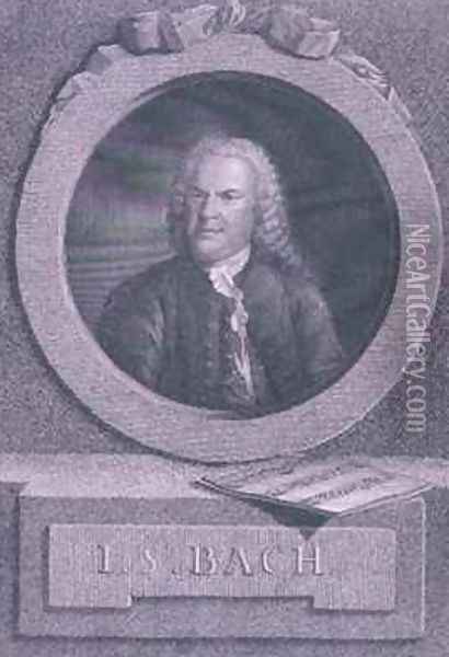 Johann Sebastian Bach 1685-1750 German composer Oil Painting - Elias Gottleib Haussmann