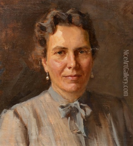 Portrat Dora Von Marr Oil Painting - Carl von Marr