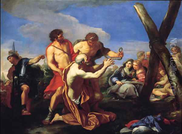 Saint Andrew led to the Cross of Martyrdom Oil Painting - Carlo Maratta or Maratti