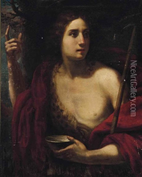 Saint John The Baptist Oil Painting - Francesco Furini
