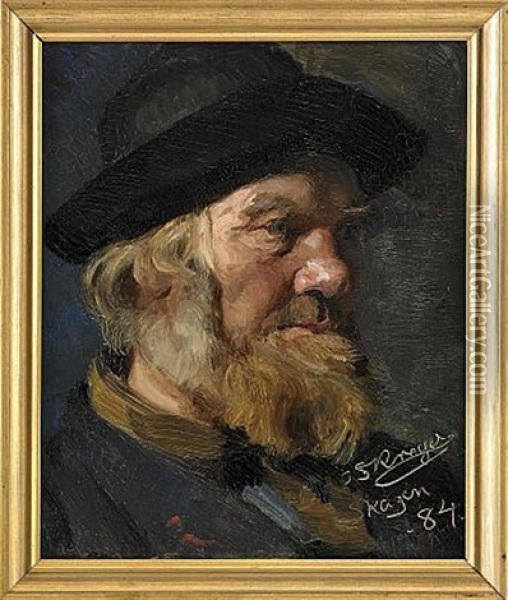 Fiskare Oil Painting - Peder Severin Kroyer