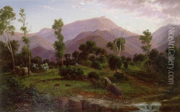 Mount Kent, Gippsland Oil Painting - Eugen von Guerard