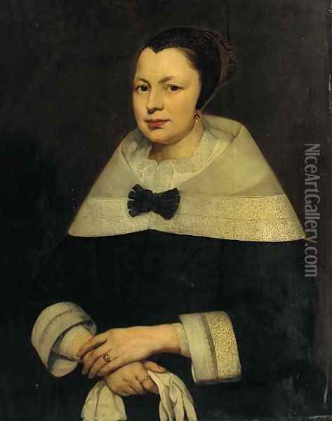 Portrait of a lady 2 Oil Painting - Bartholomeus Van Der Helst