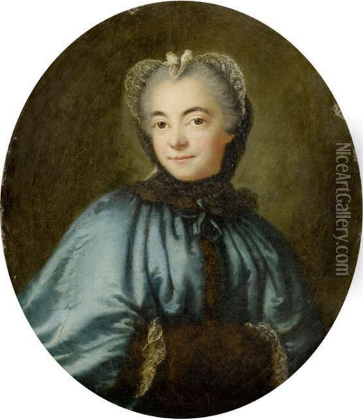 Portrait, Probably Of Louis Marie De France Oil Painting - Francois Boucher