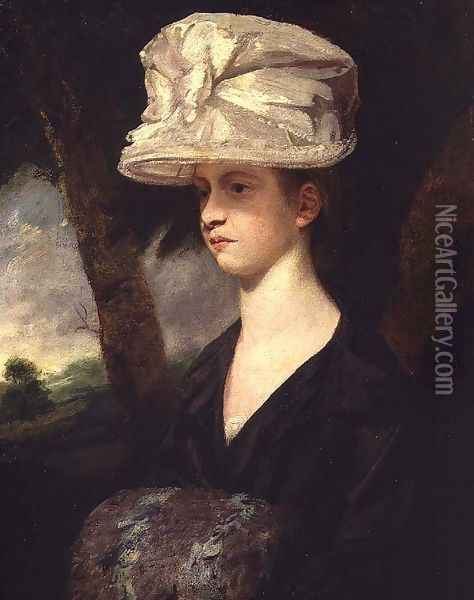 Portrait of Miss Palmer Oil Painting - Sir Joshua Reynolds