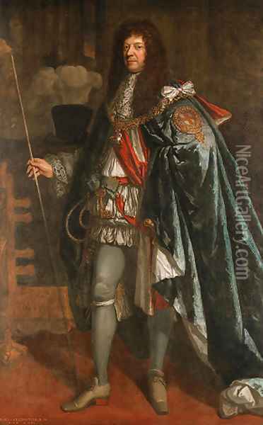 Portrait of Henry Bennet, 1st Earl of Arlington (1618-1685) Oil Painting - Sir Peter Lely