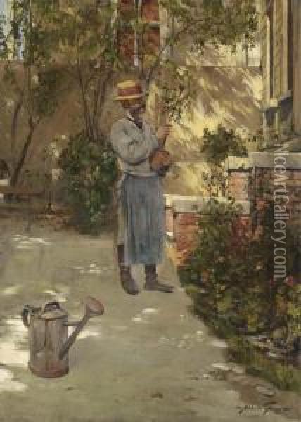 The Gardener Oil Painting - Abbott Fuller Graves