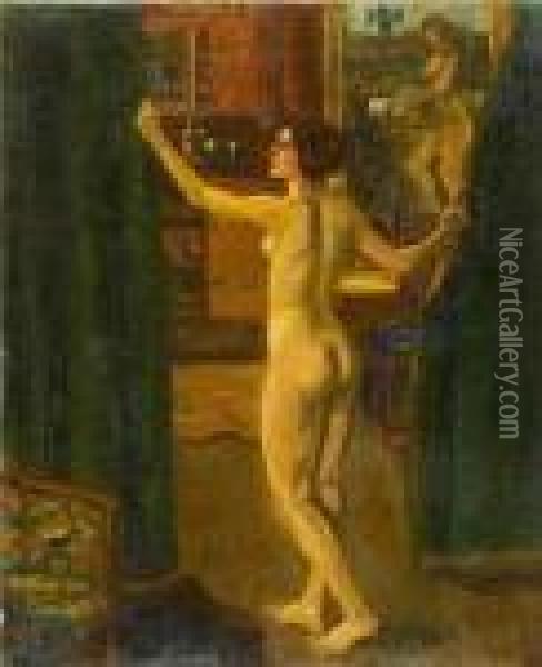 Gais - Munchen Oil Painting - Albert von Keller