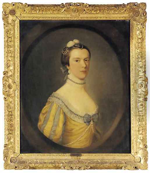 Portrait of a lady Oil Painting - Sir George Chalmers