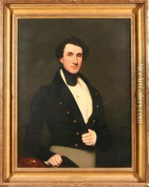 Portrait Of Colonel Ashley Arden Oil Painting - Samuel Lovett Waldo