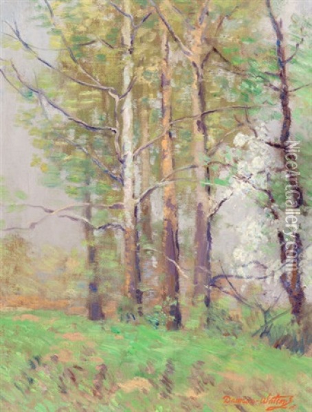 Forest Scene Oil Painting - Dawson Dawson-Watson