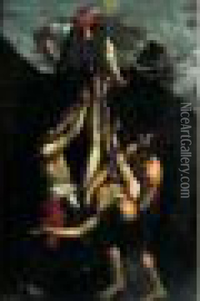 Le Martyre De Saint Pierre Oil Painting - Guido Reni