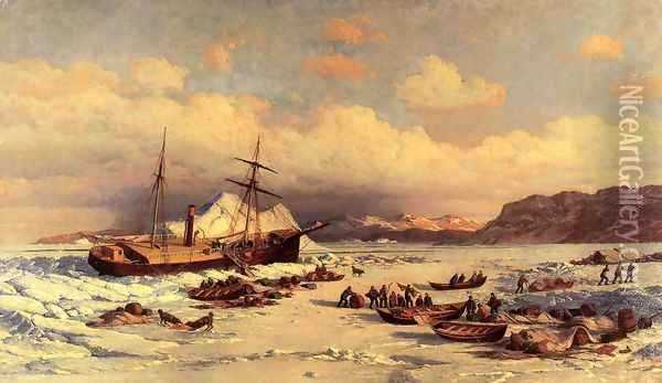 Voyage Oil Painting - William Bradford