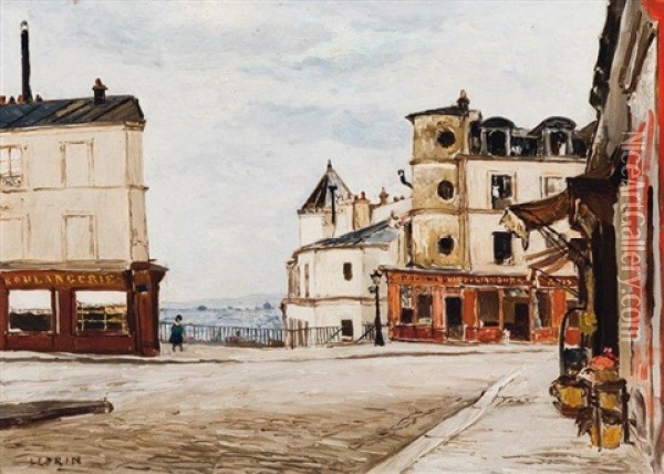 Montmartre Oil Painting - Marcel Francois Leprin