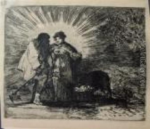 Esto Es Lo Verdadero Oil Painting - Francisco De Goya y Lucientes