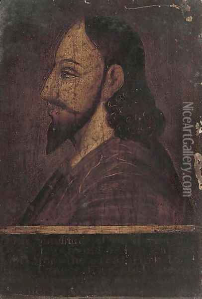 Christ Oil Painting - Jan Van Eyck