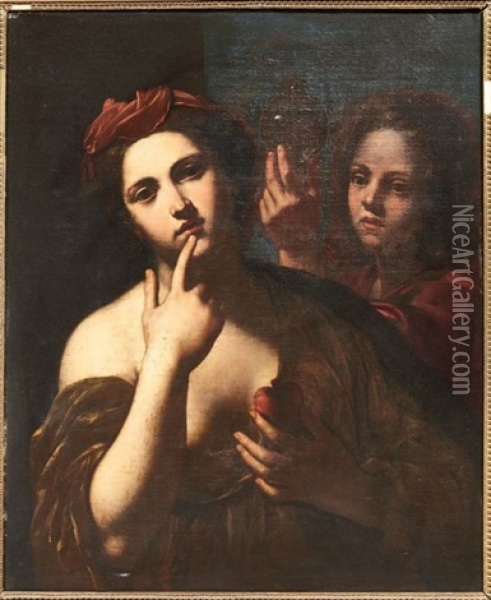 Allegorie De La Foi Oil Painting - Angelo Caroselli