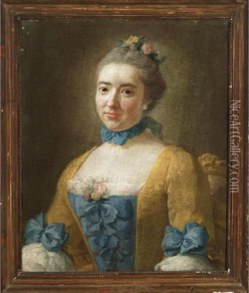 Portrait Of Marie Louise-agathe Lamy D