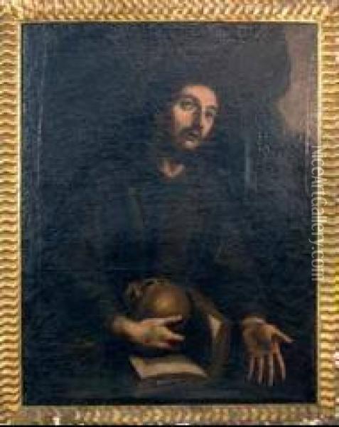 San Francesco Oil Painting - Mattia Preti