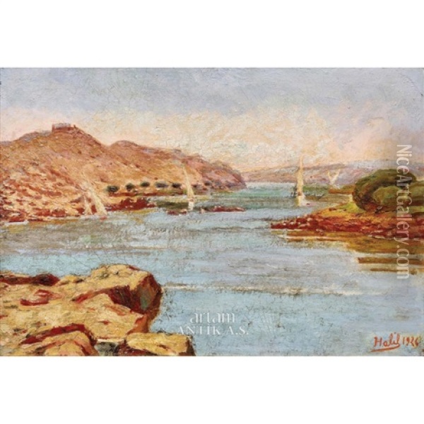 Peyzaj Oil Painting - Halil Pasha