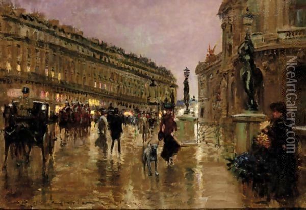 L'Opera De Paris Oil Painting - Georges Stein