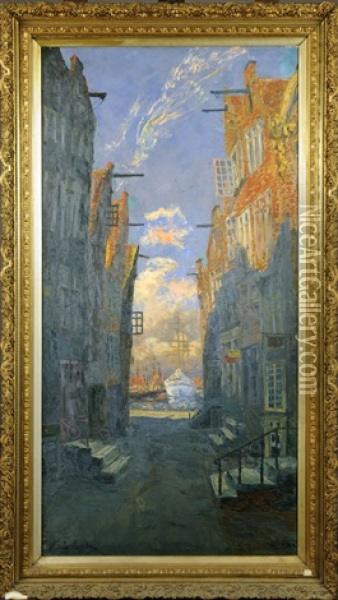 Amsterdam Oil Painting - Willem Delsaux