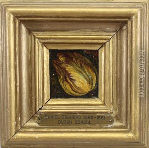 Tulip Oil Painting - Daniel Seghers