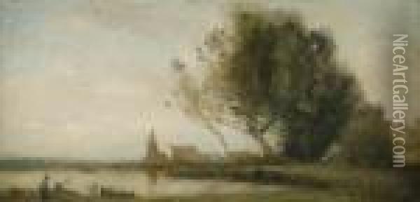 Vyjav Z Barbizonu Oil Painting - Jean-Baptiste-Camille Corot