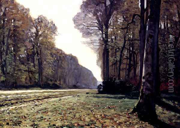 The Road To Chailly Oil Painting - Claude Oscar Monet