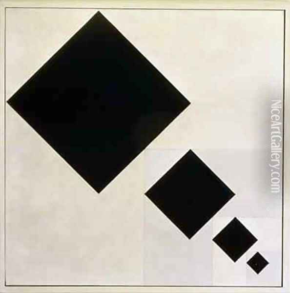 Arithmetic composition Oil Painting - Theo van Doesburg