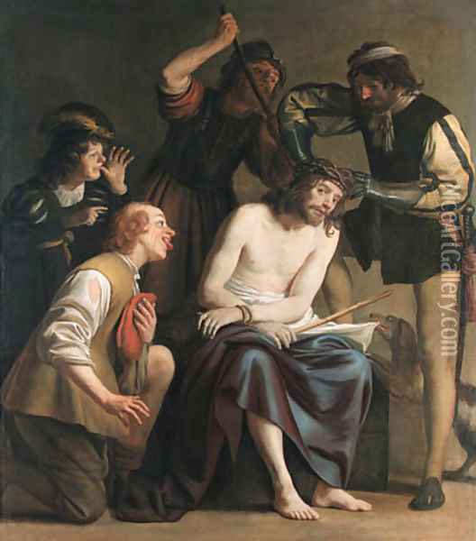 The Mocking of Christ Oil Painting - Gerrit Van Honthorst