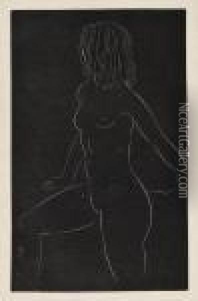 Nude Oil Painting - Eric Gill
