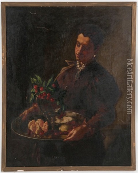 Portrait Of A Servant Oil Painting -  Caravaggio