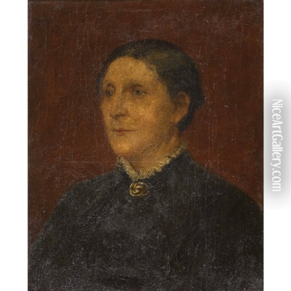 Bildnis Marie-louise Speckert-grindat Oil Painting - Albert Anker