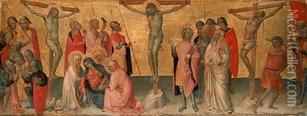 The Crucifixion of Christ 1390 Oil Painting - di Bartolomeo di Biagio Martino