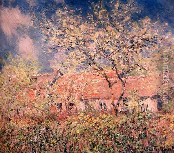 Springtime At Giverny Oil Painting - Claude Oscar Monet