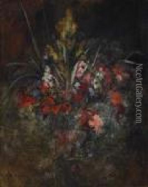 Bouquet Estival Oil Painting - Pierre Auguste Renoir