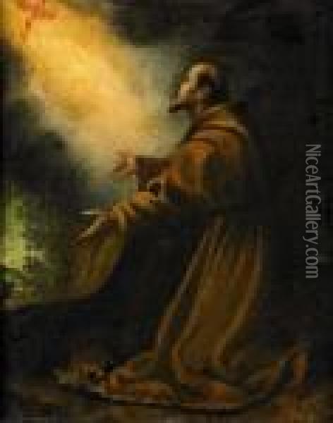 Saint Franciskus Av Assissi Oil Painting - Federico Fiori Barocci