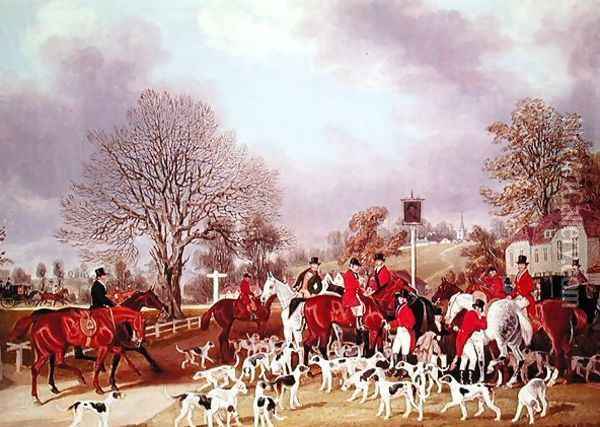 The Hertfordshire Hunt Oil Painting - James Pollard