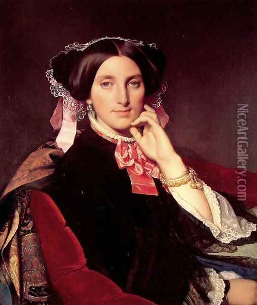 Madame Henri Gonse Oil Painting - Jean Auguste Dominique Ingres