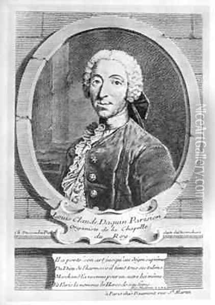 Portrait of Louis Claude dAquin 1694-1772 Oil Painting - Etienne Jehandier Desrochers