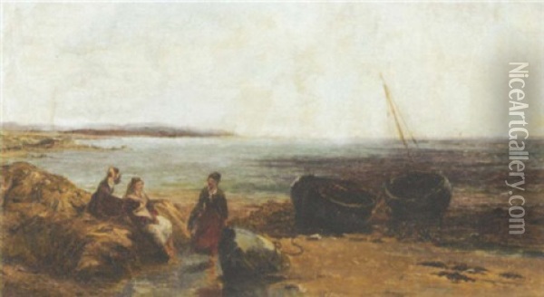 The Connemara Coast Oil Painting - Thomas Rose Miles