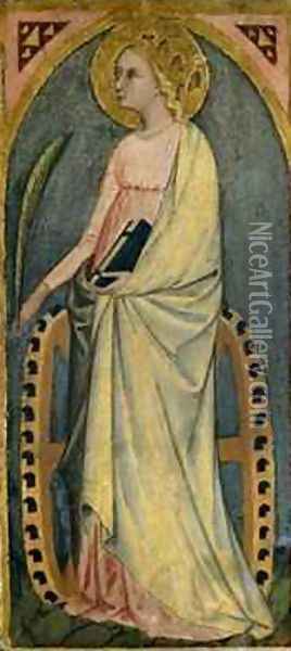 St Katharine Oil Painting - Paolo di Grazia Giovanni di