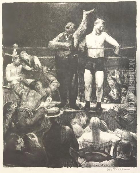 Introductions Oil Painting - George Wesley Bellows