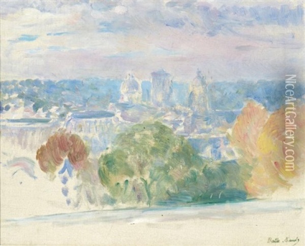 Vue De Tours (la Basilique Saint Martin Et La Tour Charlemagne) Oil Painting - Berthe Morisot