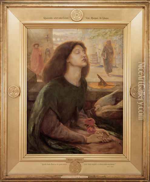Beata Beatrix (Blessed Beatrice) Oil Painting - Dante Gabriel Rossetti