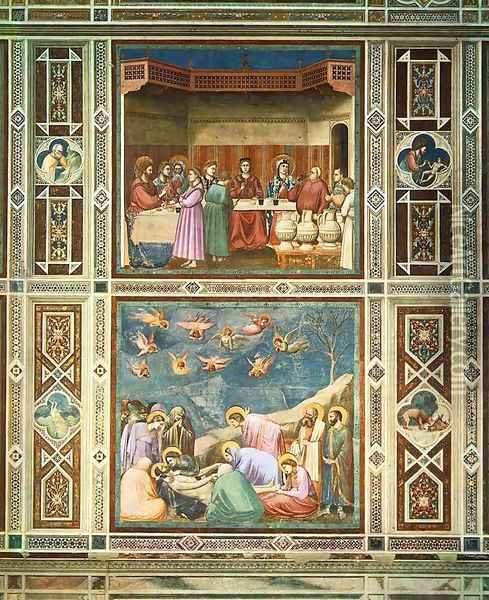 Decorative bands Oil Painting - Giotto Di Bondone