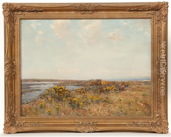 Ayrshire Landscape Oil Painting - Joseph Morris Henderson