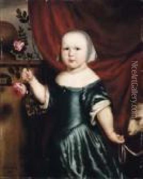 Ritratto Di Bambina Oil Painting - Nicolaes Maes